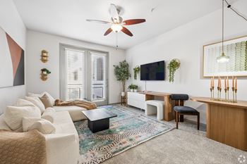 Plush carpeting in living areas*